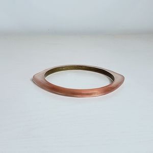 SOLD Alexis Bittar | Pink Acetate Singature Bangle